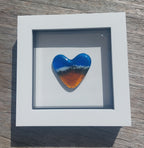 Framed Heart - Beach and Sea