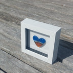 Framed Heart - Beach and Sea