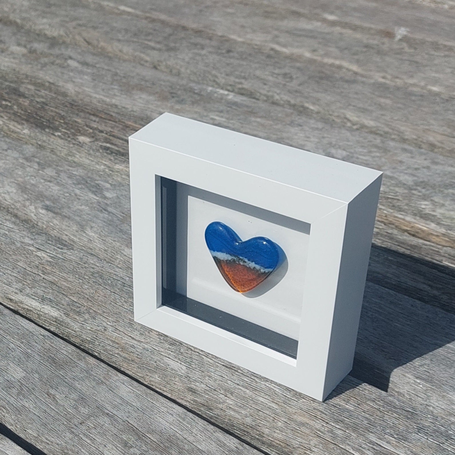 Framed Heart - Beach and Sea