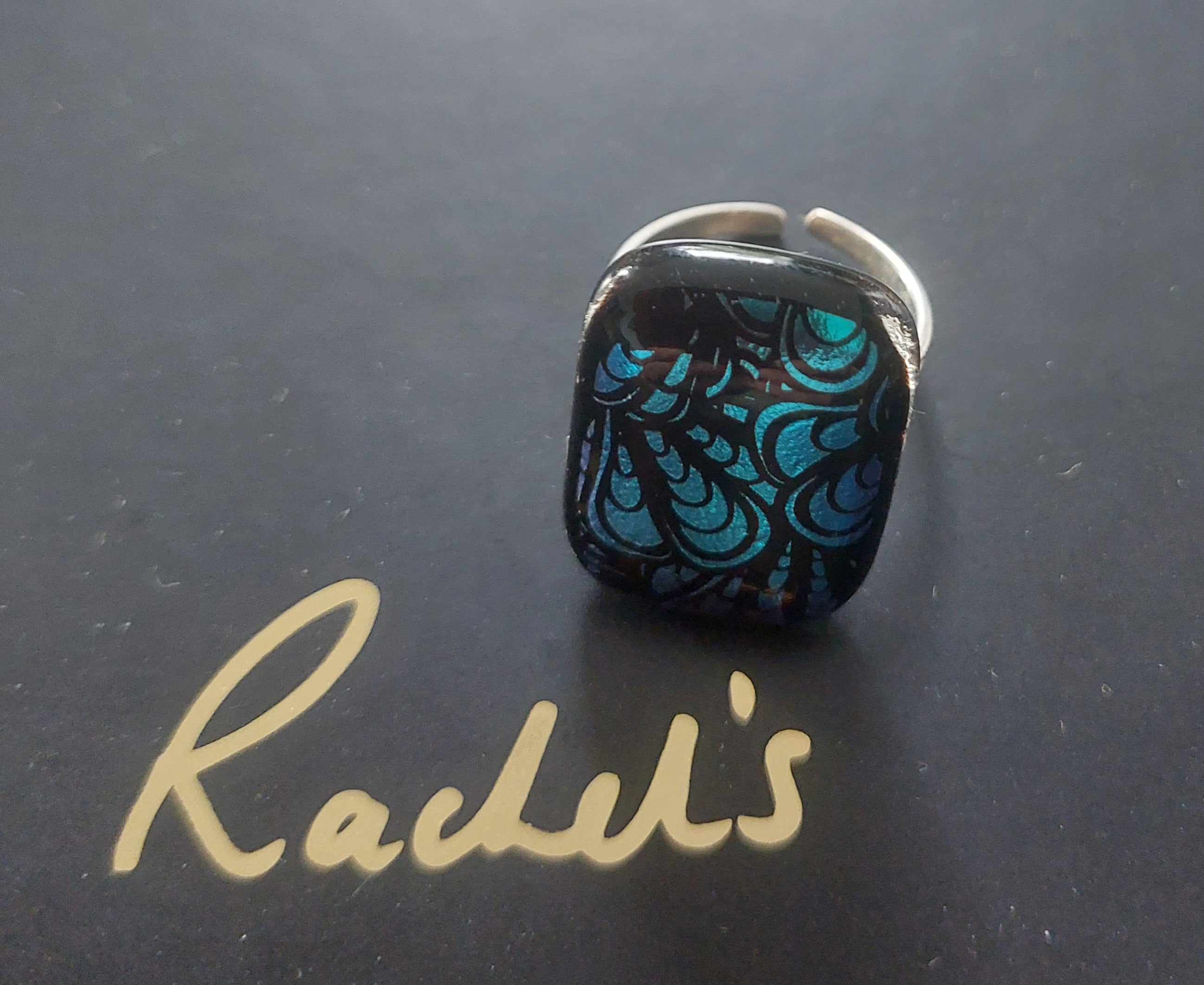 Ring - Peacock feather design - R102