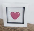 Mini Framed Heart - Piink