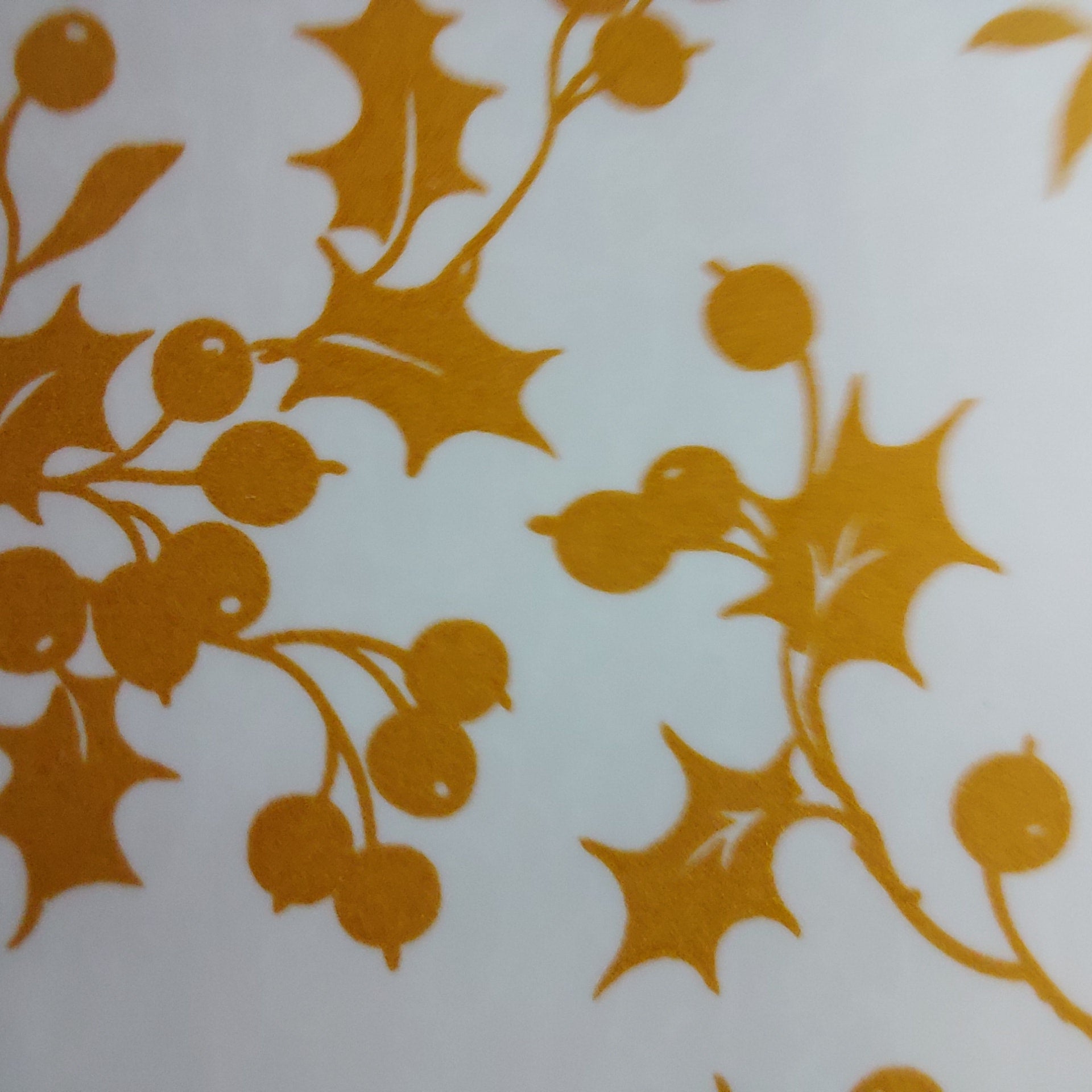Decals - Gold Holly