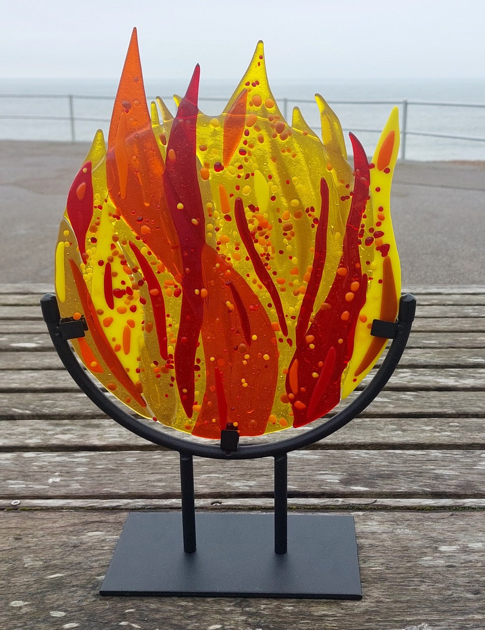 The Eternal Flame Freestanding Sculpture