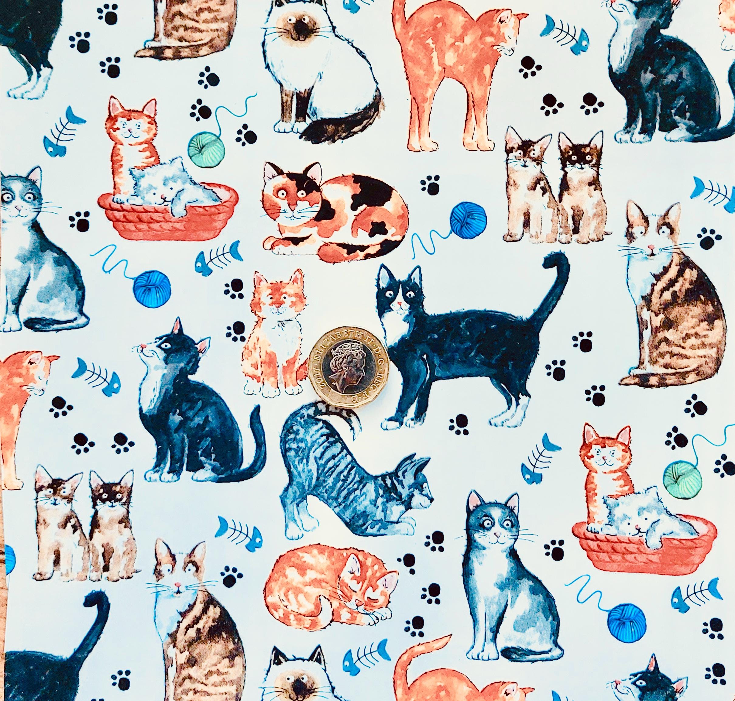 Cat decals for Glass Fusing and Ceramics