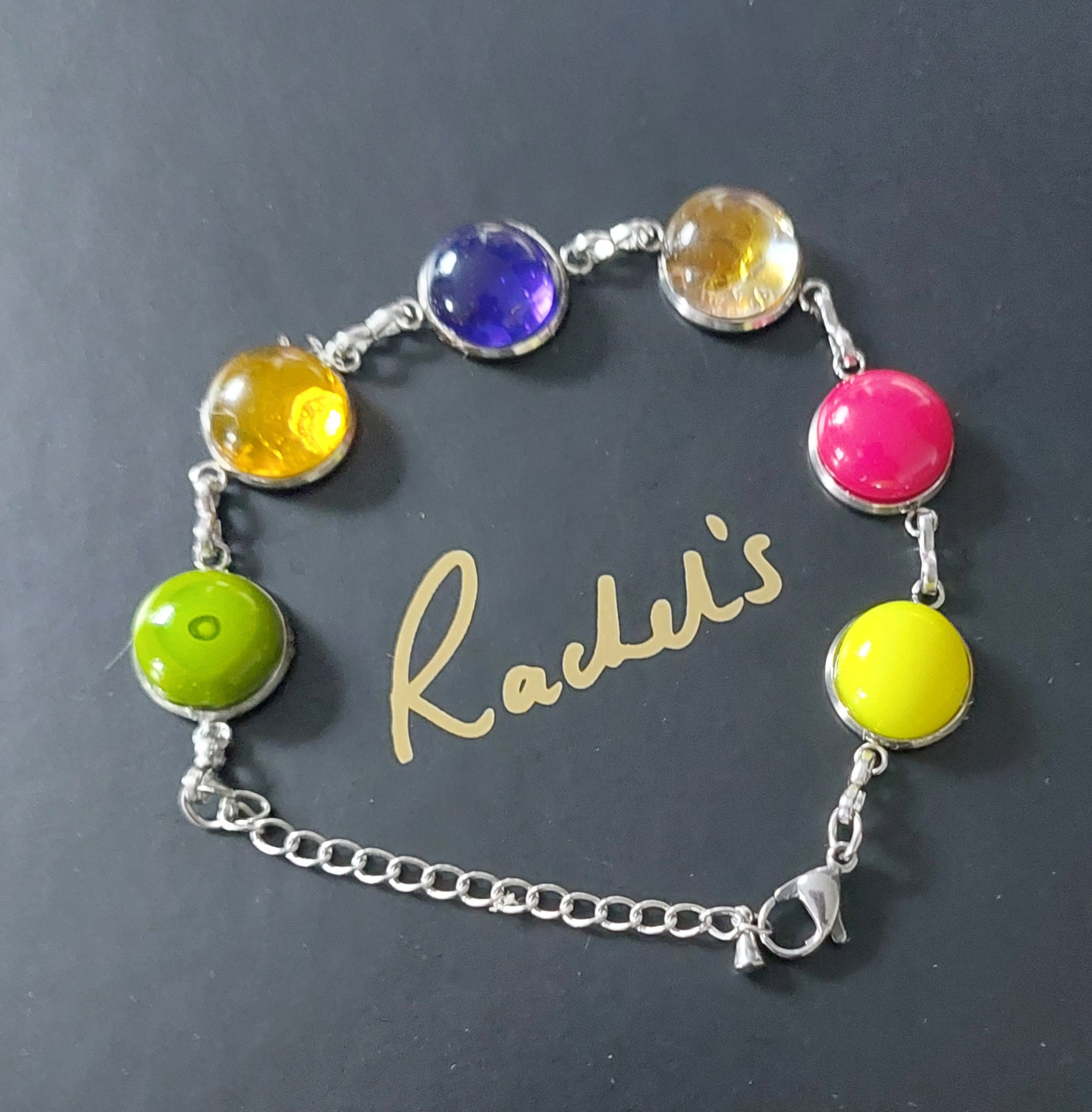 Multi coloured bracelet
