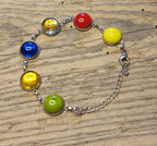 Multi coloured bracelet