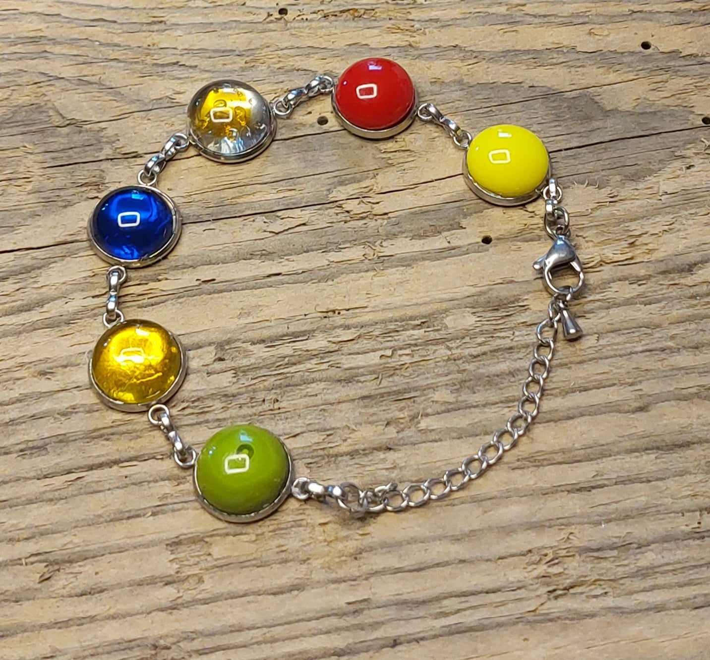 Multi coloured bracelet